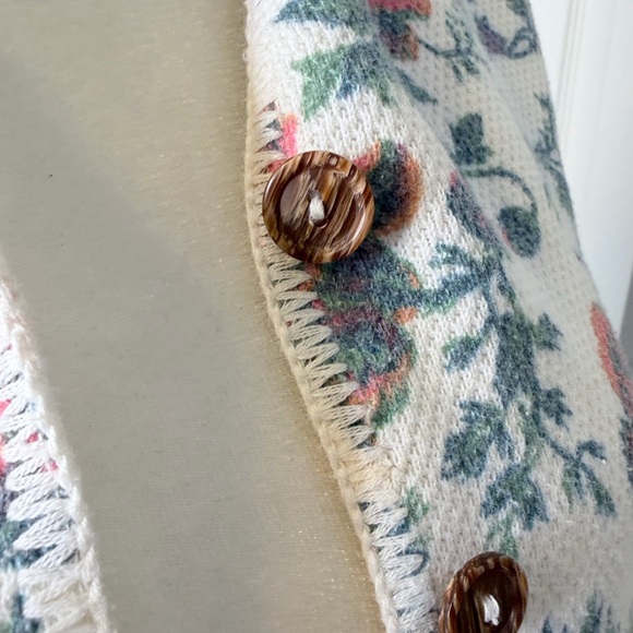 Vintage gap cottagecore floral vest xxs 0 a35 - Picture 8 of 9